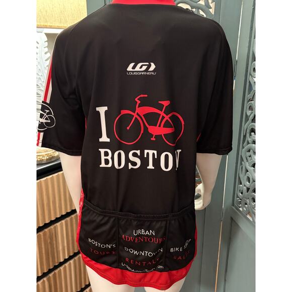 LG LOUIS GARNEAU Cycling Jersey-I CYCLE BOSTON-Urban Adventures-Mens Size XXXL - Picture 5 of 10